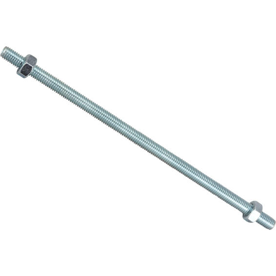 Threaded rods with nuts and washers zinc plated 8x200mm 2pc standers