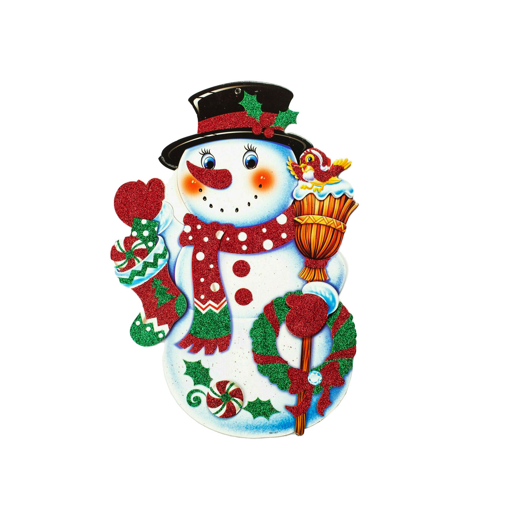 HANG CARDBOARD ASSORTED SNOWMAN