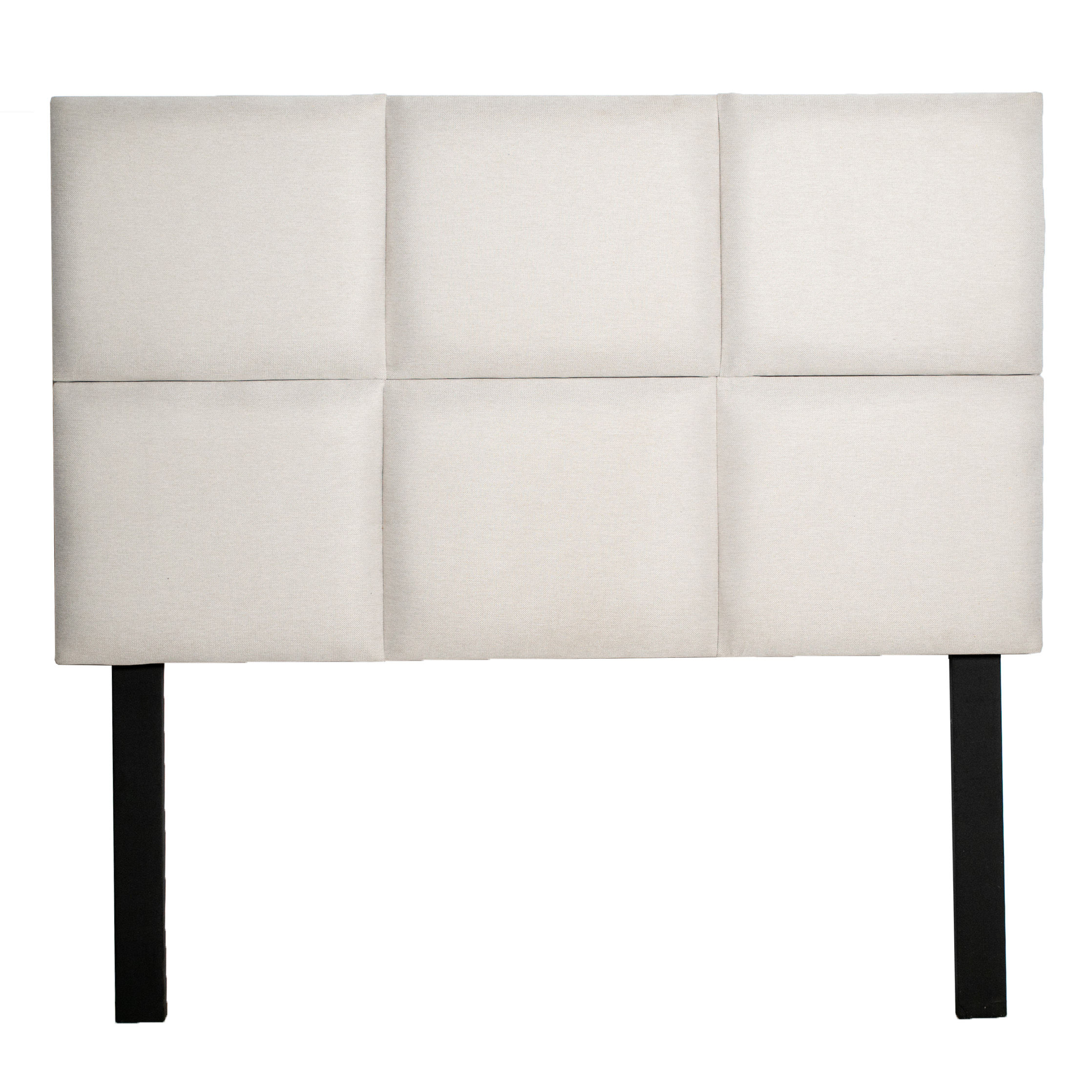 Avery Headboard - Beige Fabric - 3/4
