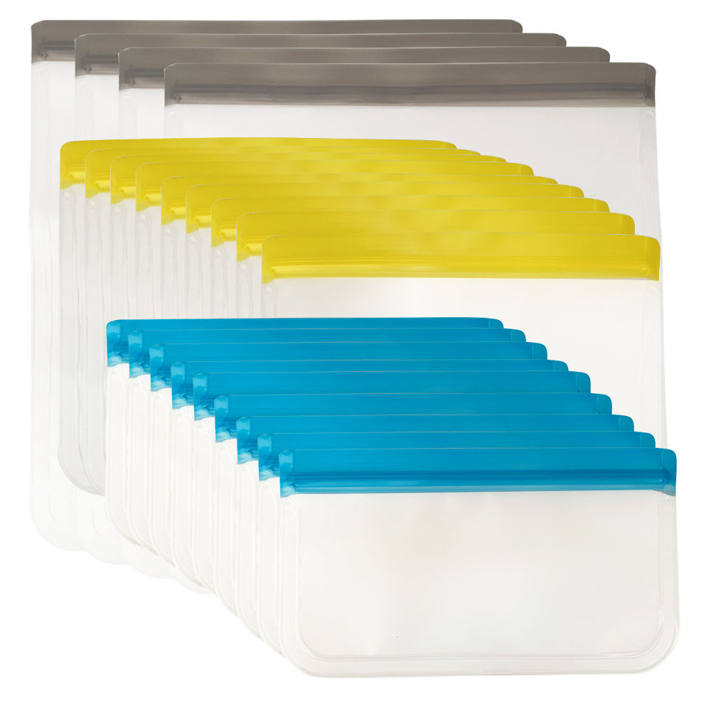 22 Pack Reusable Sealable Storage Bags