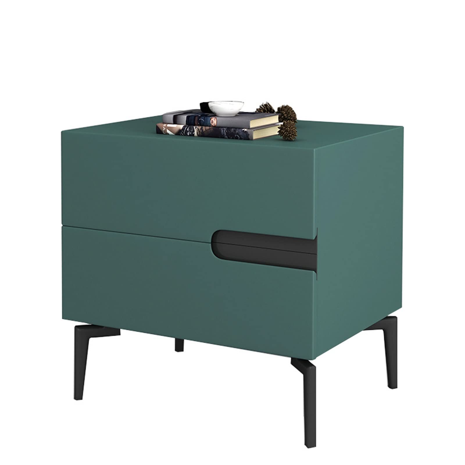 ZHi Modern Green Pedestal with 2 Drawers