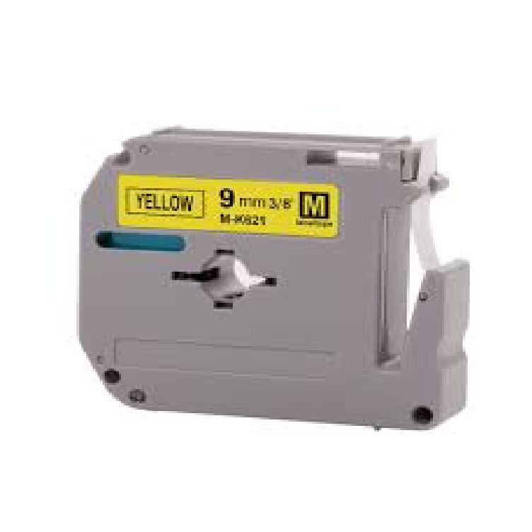 Brother M-K621 - Compatible Label Tape M/MK (Black On Yellow) 9mm*8m