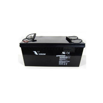 Vision Deep Cycle AGM Battery 6FM200Z-X (For Use With Inverters - 200Ah 12V)