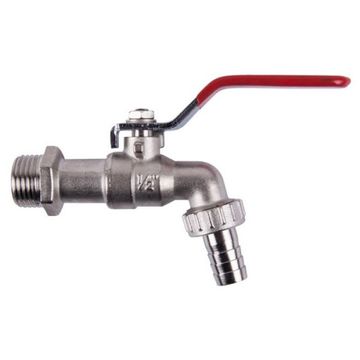 Torrenti Bibcock & Hose Union Chrome 15Mm