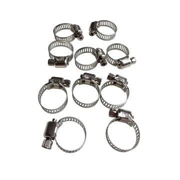 NT TOOLS - Steel Hose Clamps 13-19mm - 10 Pcs