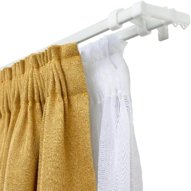 Double Curtain Rail 3M