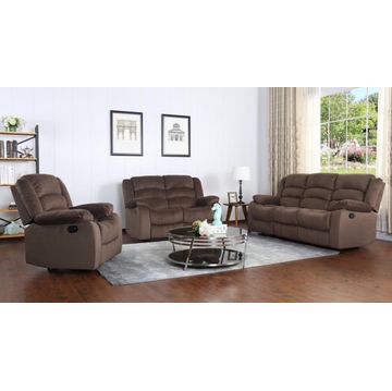 KC FURN-Lisa Velvet Recliners