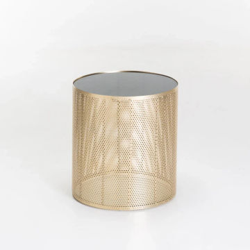 Vividitto - Baracks Round Glass Top Side Table