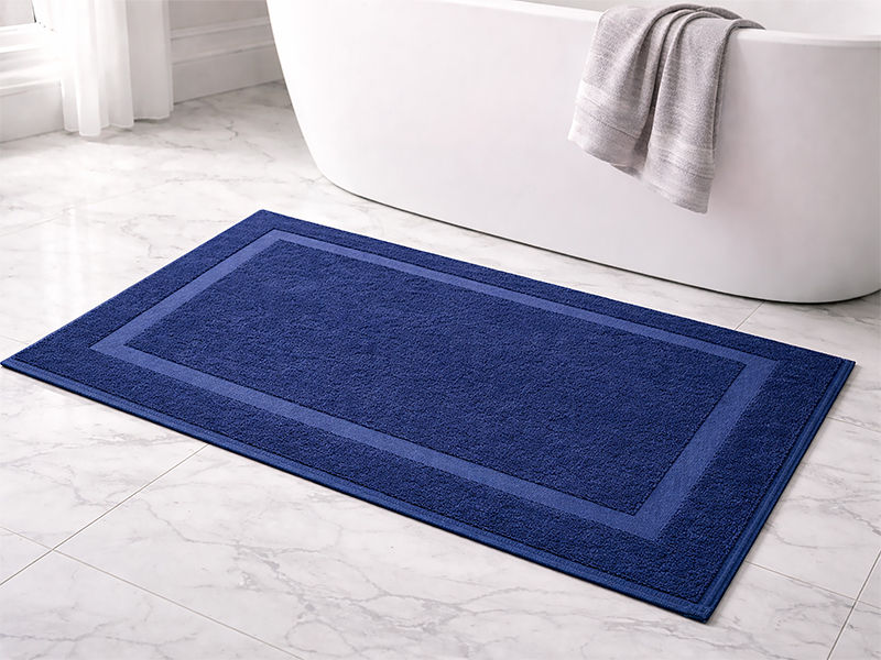 Plush 750GSM - Bath Mat - 050x080cm - Estate Blue(1pc Pack)