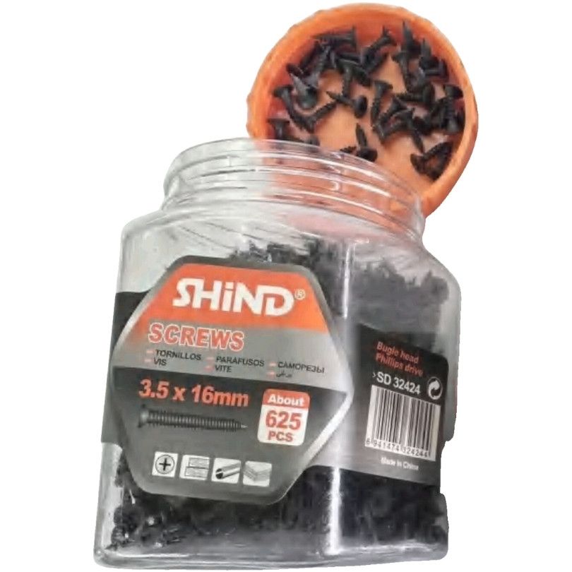 Shind 3.5x16mm Screws About 625pcs Pack