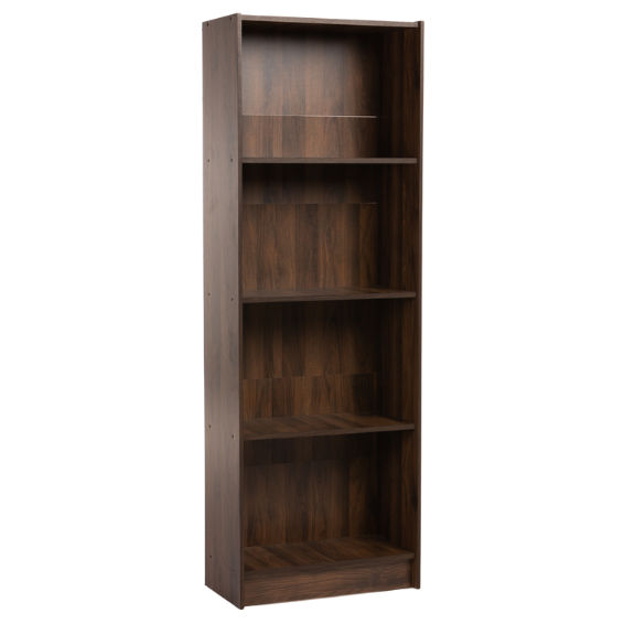 DELTA BOOKCASE BC04 - WALNUT (168cm H)