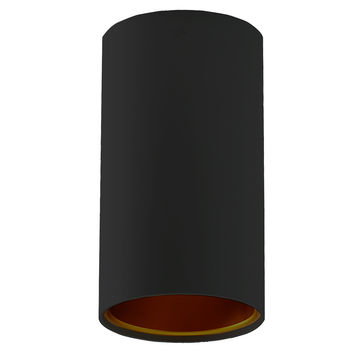 Eurolux - Downlight - Surface Sand - Black/Gold - GU10 - 1x50w - 2 Pack