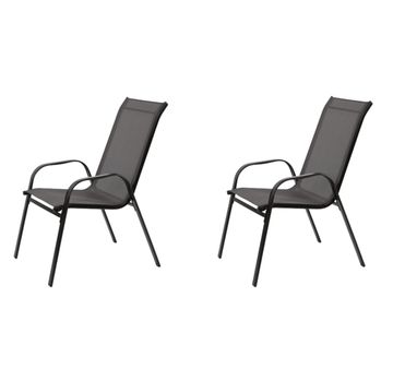 Seagull KD Textilene Patio Chair Set Of 2