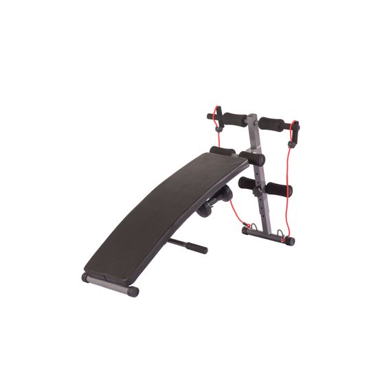 Adjustable Sit-Up Bench with Resistance Bands – Full Body Workout Bench