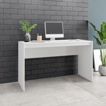 Minimal White Office Desk