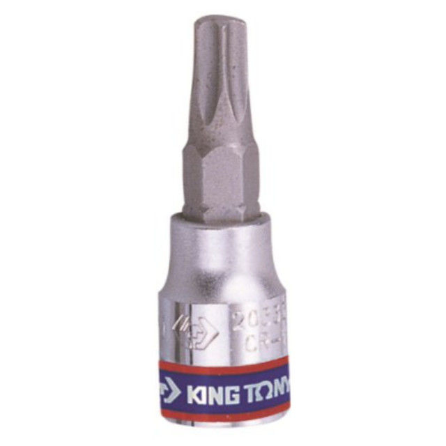 King Tony - Socket Torx Bit - 1/4 Inch Drive - T15 X 37mm - 4 Pack