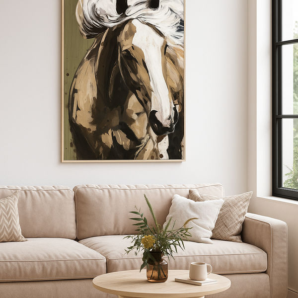 KC FURN – Majestic Mane 80x120cm Wall Art