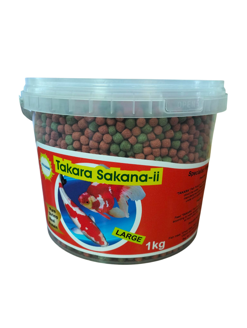 Takara Koi Food - Pond Pellets - 1kg Large