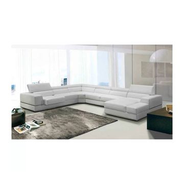 Brian Coalpit Genuine Leather Corner Couch