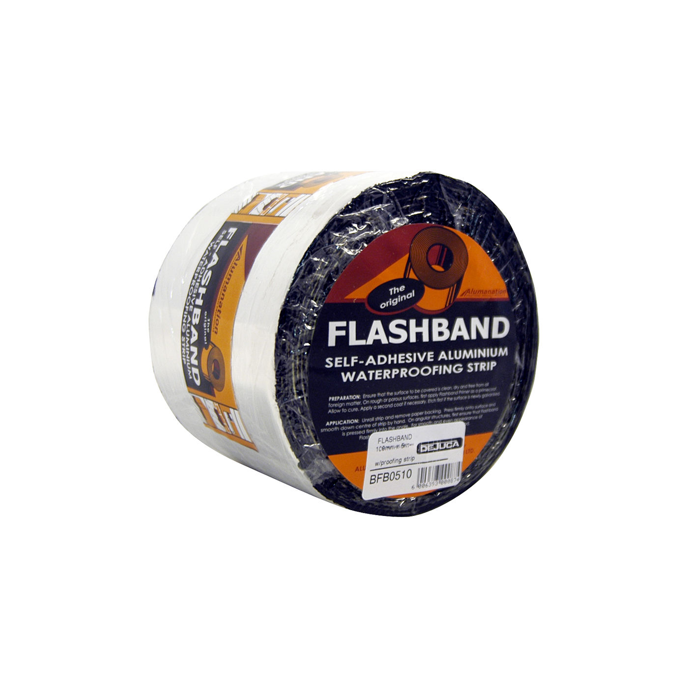 Dejuca - Flashband - 100mm X 5m - W/proofing Strip - 6 Pack