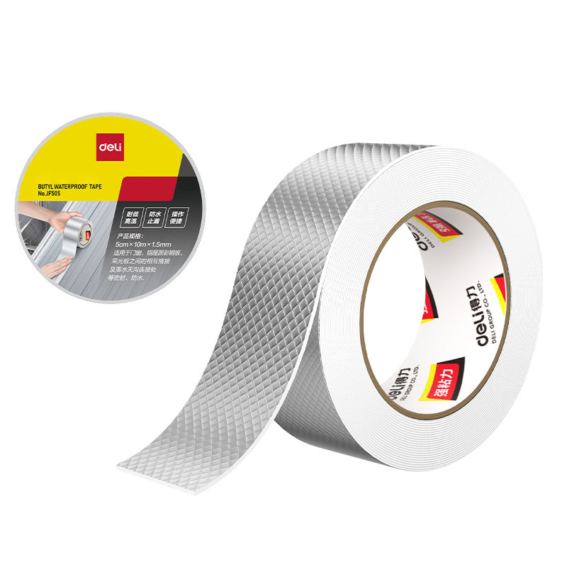 Deli Butyl Waterproof Sealant Tape 5cm Width, 10m Length, 1.5mm Thickness