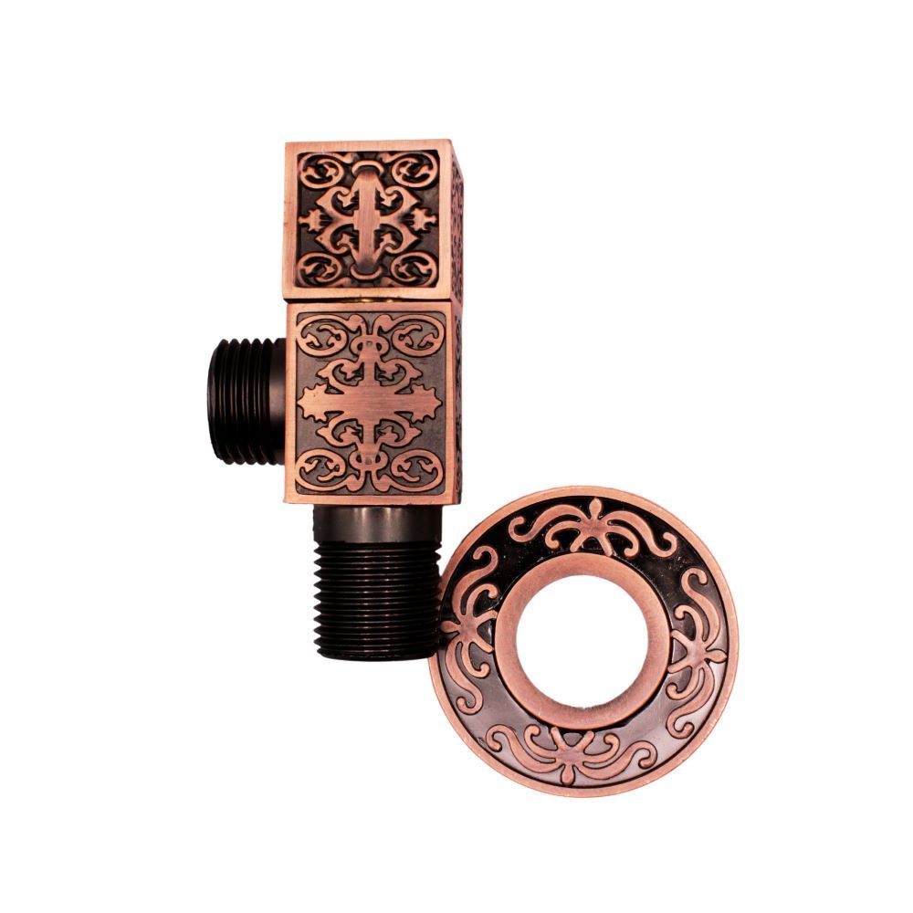 ANGLE VALVE - ANTIQUE REDDISH BRONZE (REDSTAR) VINTAGE