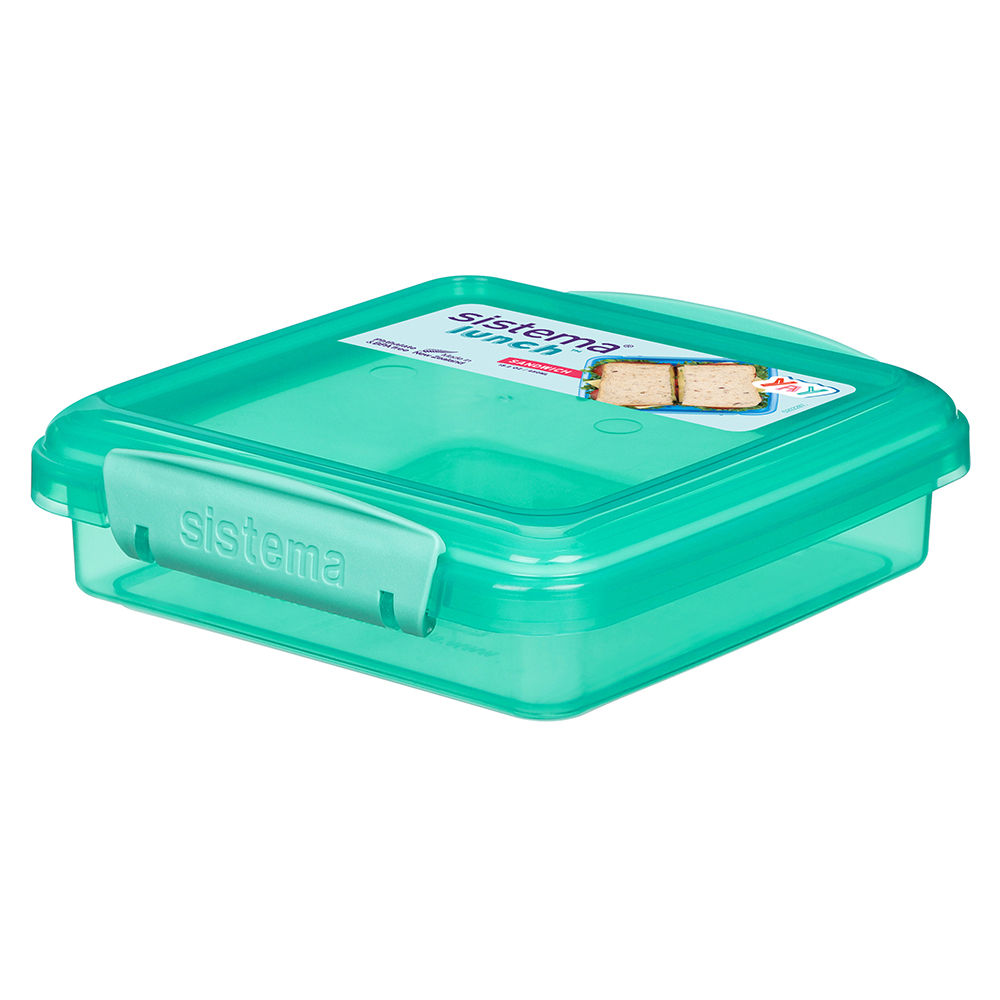 Sistema 450ml Sandwich Box - Teal