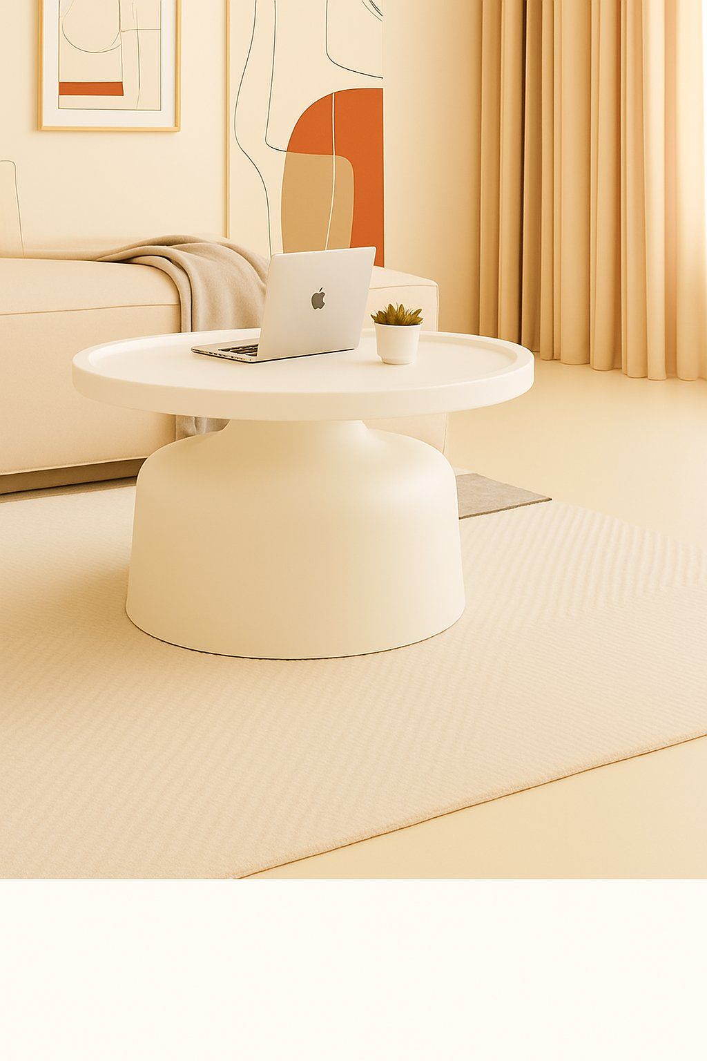 IG Furn - Moda Coffee Table White
