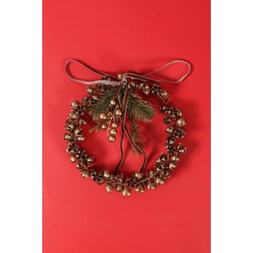 Seed Wreath – 24cm Natural Festive Decorative Wreath