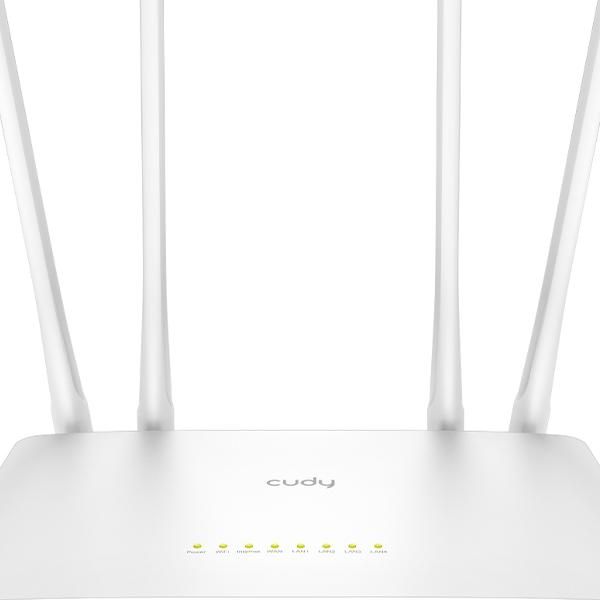 Cudy Dual Band Wifi 5 Router - 1200Mbps, 5Dbi, Fast Ethernet - Wr1200