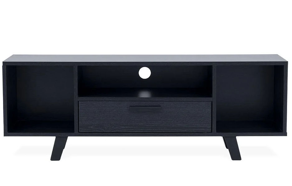 Simple and Modern TV Stand - Black