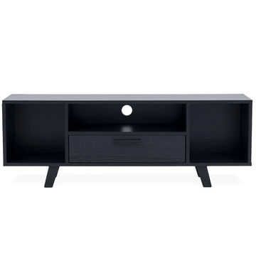 Simple and Modern TV Stand - Black