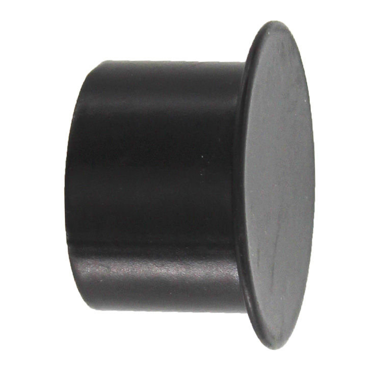 Matoc Designs 32mm Metal Flat End Cap - Black (Pack of 2)
