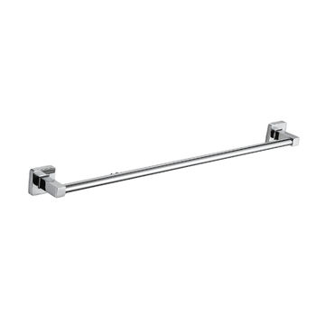 B/A TOWEL BAR - SINGLE - 600MM - CHROME - SQUARE