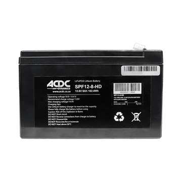 102.4Wh 8Ah 12.8V LiFePO4 BATTERY UPS/GATE MOTOR