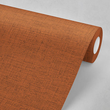 Easy to Apply DIY Wallpaper Rolls in Orange Brown