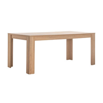 Vividitto - Sego  180x90cm  Dining Table - Oak - 180 x 90 cm (6-8 Seater)