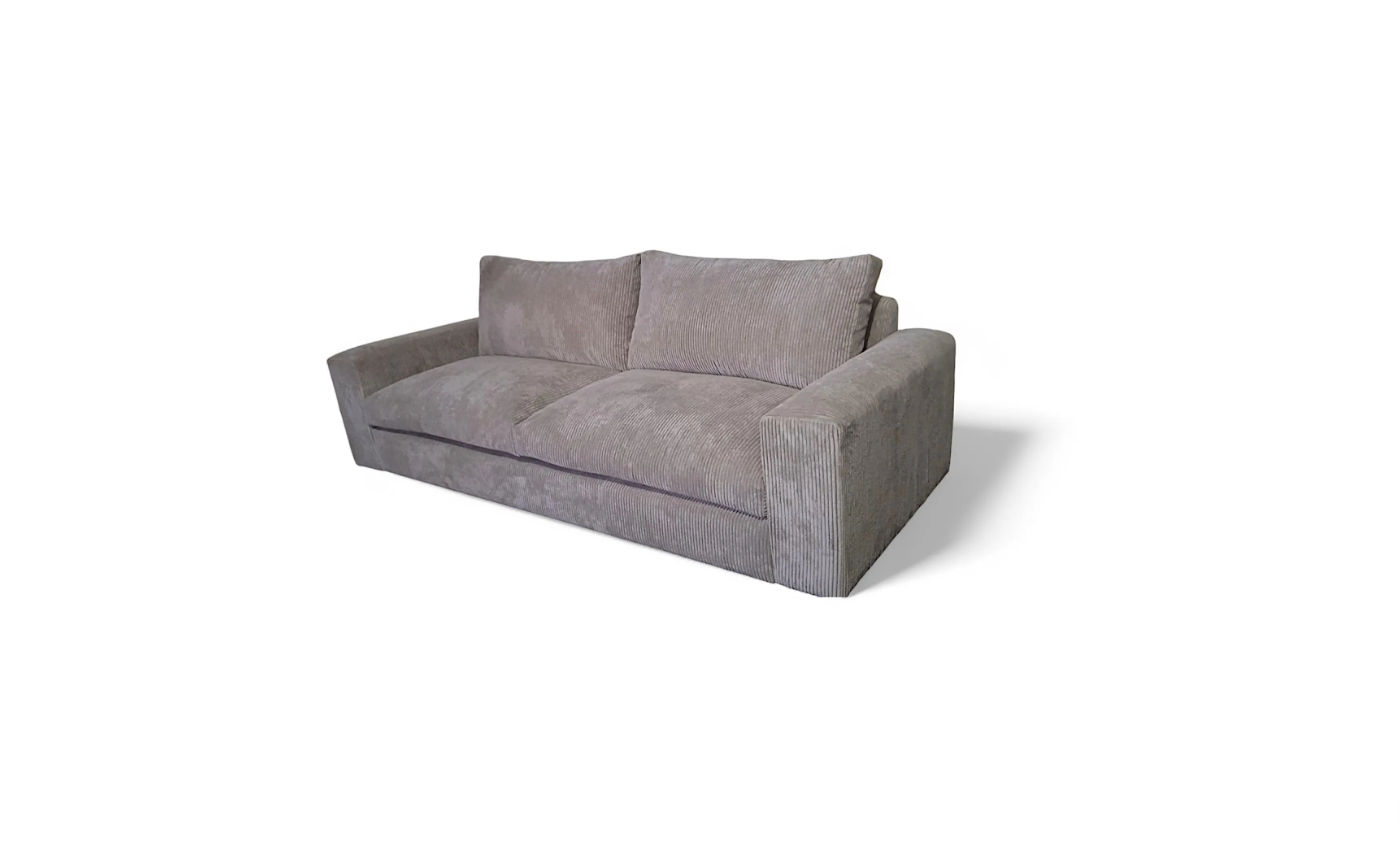 Humphery 2 Seater Couch – Beige Corduroy