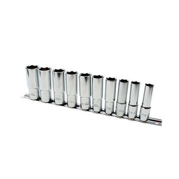 10pcs Deep Socket Set (1/2")