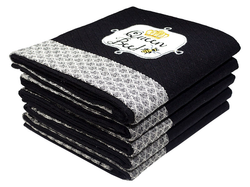 Bunty's Kitchen Towel - Design 2596 - 048x072cms - (05 Pc Pack) - Queen Bee