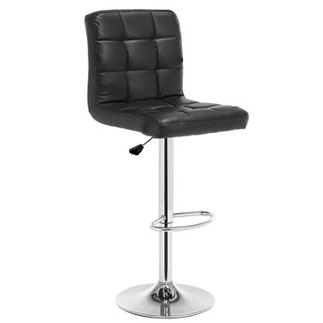 GOF Furniture -WeBrew  Padded Bar Stool, Black