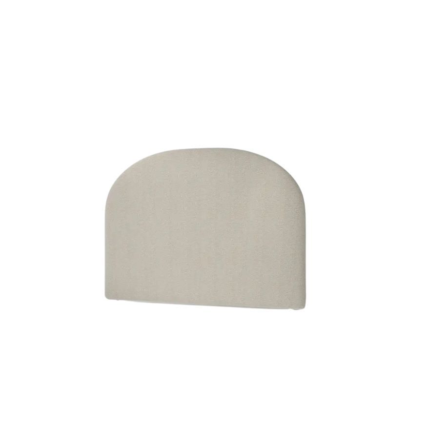 Rosemary Curved Headboard- Double Cream