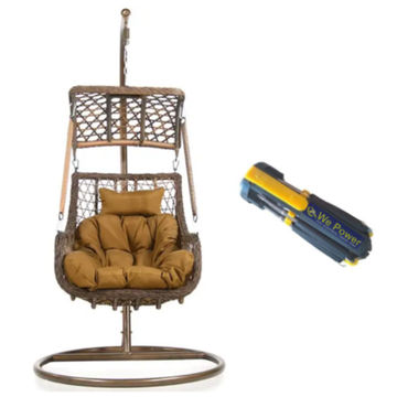 Swing Chair Ricardo Drop Hanging Chair And Cushion & Free Screwdriver Set