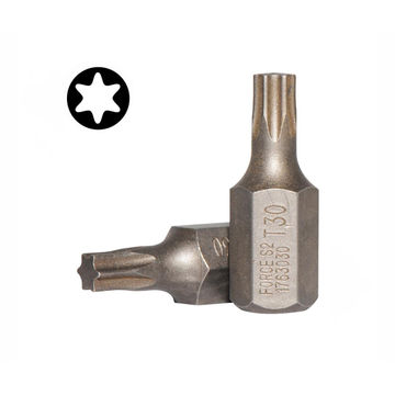 Force - Torx Bit - T30- 10mm x 75mm - 4 Pack