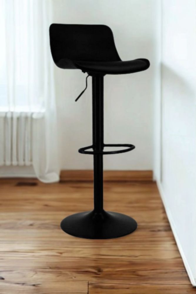 Adjustable Plastic Bar Chair 46 42 98 cm – Swivel Counter Stool with Footrest