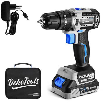 20V Brushless Impact Drill 42Nm (incl. 2Ah Battery, Charger, Bag)