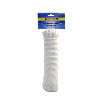 Dejuca - Polyester Braid - 6mm X 30m - (hank) - 4 Pack