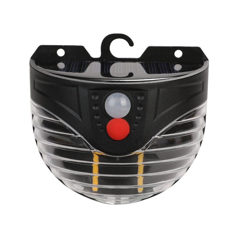 Portable Round Outdoor LED Solar Wall Light with Motion Sensor & Hanging Hook With 3 Lighting Modes- (2PCS)
