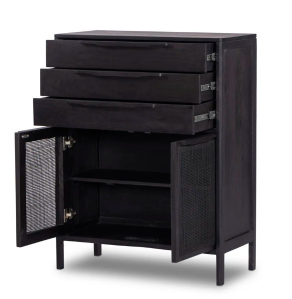 GreenLine Interiors Fabz Mini Chest of Drawer Black