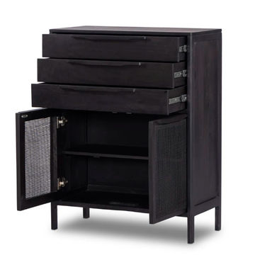 GreenLine Interiors Fabz Mini Chest of Drawer Black